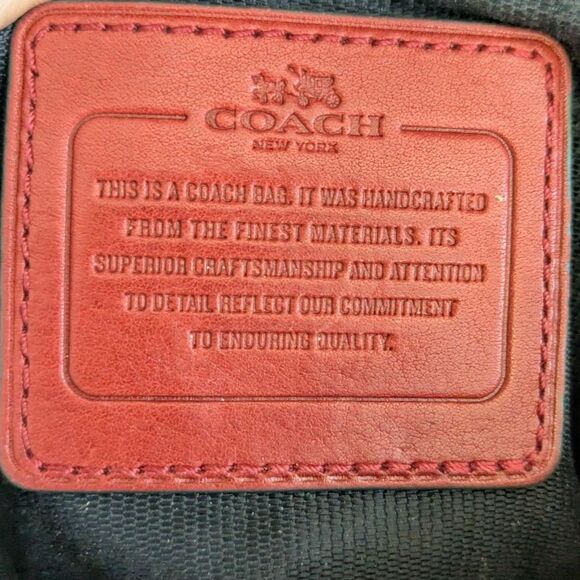 Coach Bleecker Penny Crossbody Bag - Red Leather - Turn lock - Picture 7 of 9